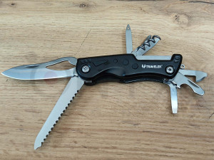 Тактический мультитул-нож Traveler 10 в 1 MS002G с чехлом