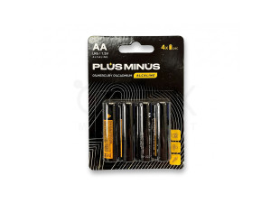 Лужні батарейки AA (пальчикові) Plus Minus LR6 (ціна за шт)