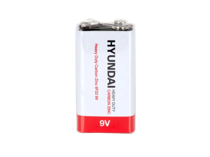 Батарейка Крона 6F22 Hyundai (9 В) Батарейка Крона 6F22 Hyundai (9 В)