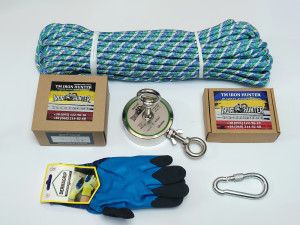 Двосторонній пошуковий магніт F400x2 (зусилля 460кг) IRON HUNTER