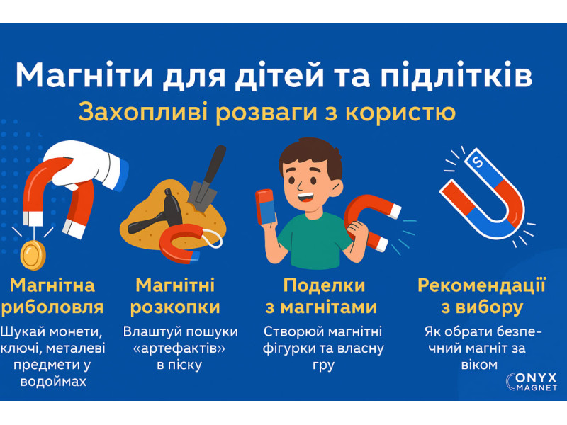 Магніти для дітей та підлітків: захопливі розваги з користю Магніти для дітей та підлітків: захопливі розваги з користю