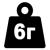 Вага: 6г