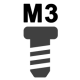 Різьба: М3