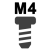 Різьба: М4