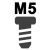 Різьба: М5