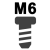 Різьба: М6
