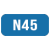 Намагнічення: N45
