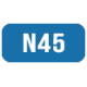Намагнічення: N45