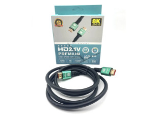 Кабель Premium HDMI-HDMI 2.1 V 3D 48 Gbps 8K 1.5м