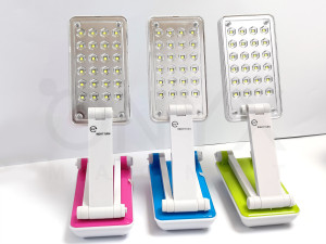 Настільна діодна лампа 24 діода Topwell Optimus 1019 pink, blue, green (Трансформер)