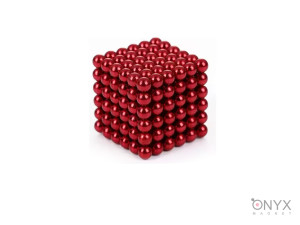 Неокуб 216 магнітів антистрес-конструктор червоний