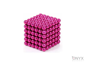 Неокуб 216 магнітів антистрес-конструктор Рожевий